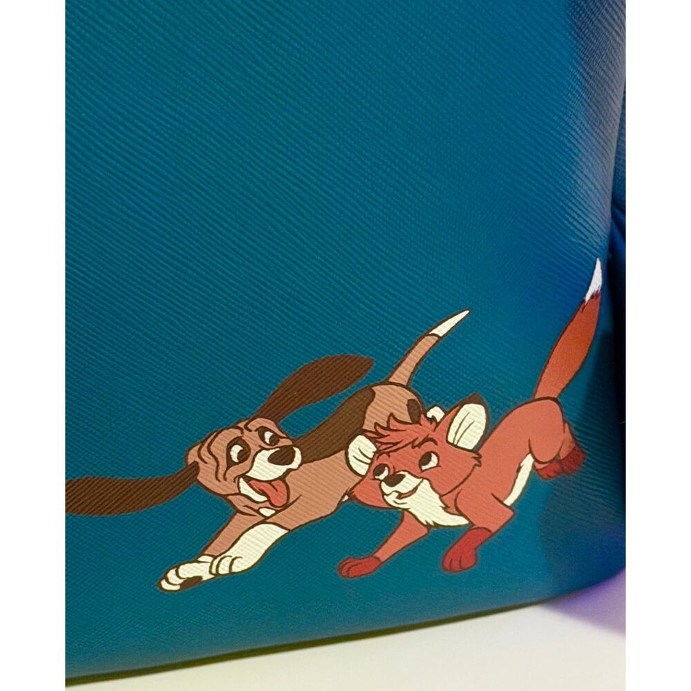Loungefly Disney Fox & The Hound Water Fight Mini Backpack & Wallet Set - Picture 3 of 10